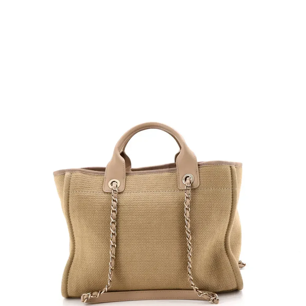 Chanel Deauville Nm Tote Mixed Fibers #265104C43B - Picture 4 of 7